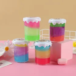 Plastilina de colores para niños, arcilla mágica de cristal de algodón, arcilla polimérica mullida, antiestrés, suministro de Juguetes