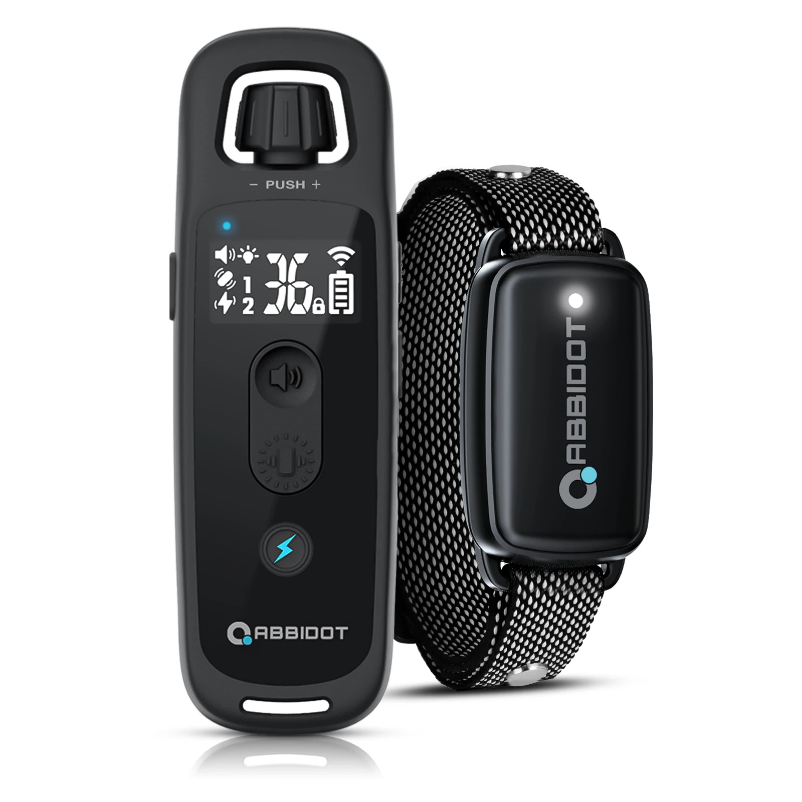 ABBIDOT T30 Нашийник для дресирування собак Електрошоковий ремінь для великих собак 3300 футів 950 м Обладнання для собак Аксесуари без лая