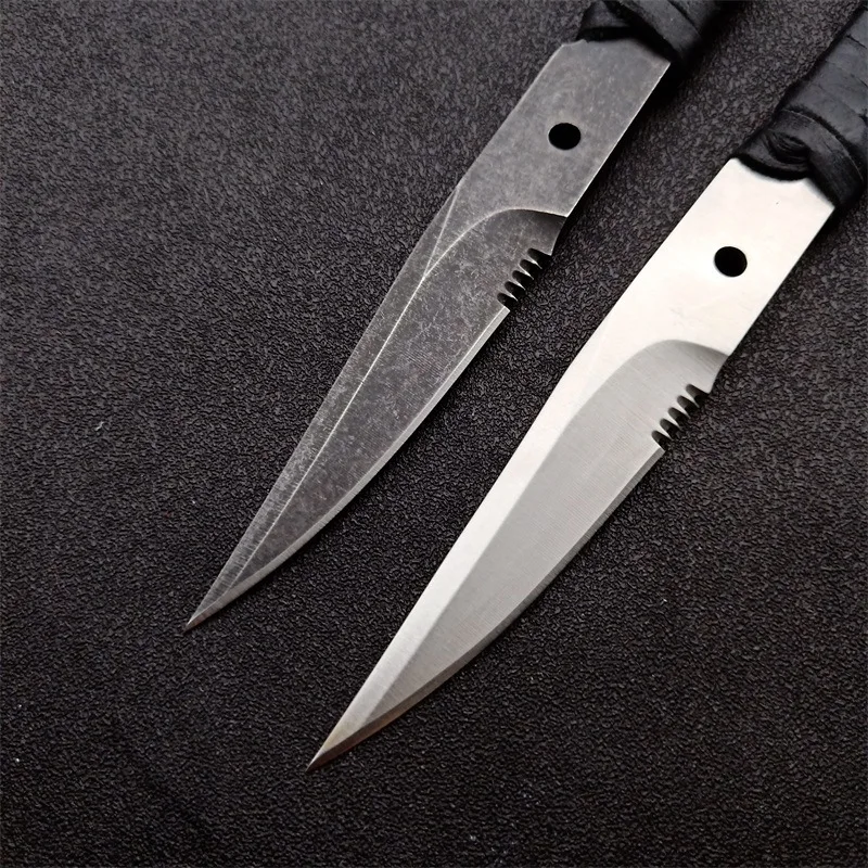 TRSKT Neck Knives 440c Blade Hunting Outdoor Survival Camping EDC Tool Pocket Knife With K Sheath Dropshipping