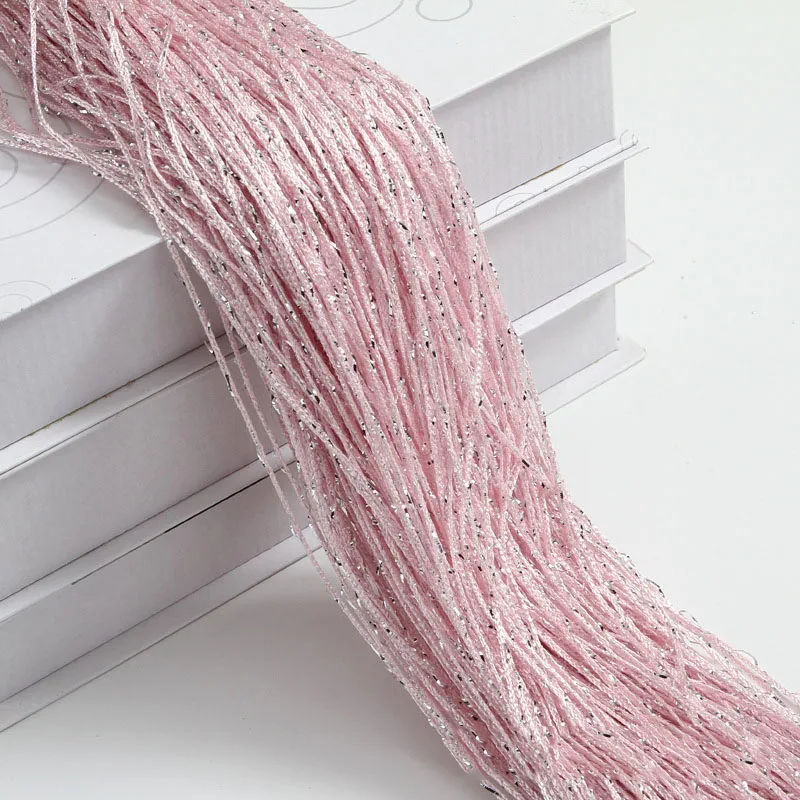 1 piece 100x200cm Glitter String Cheap Door Curtain Beads Room Dividers Beaded Fringe polyester fabric Window Panel 1x2m