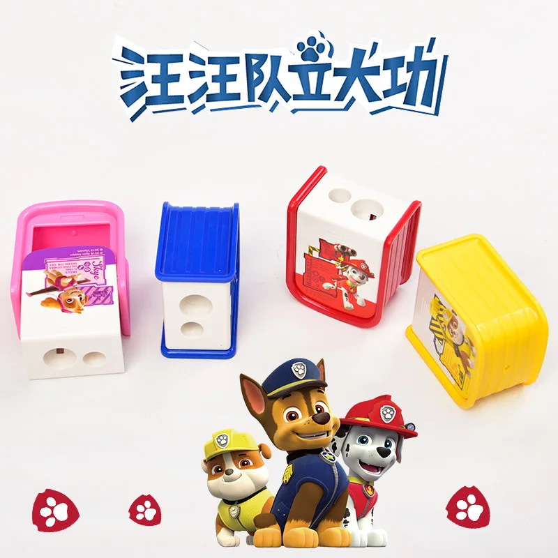 Deli 0542 Paw Patrol Students Stationery Diplopore Pencil Sharpener Safe Pencil Sharpener Penknife Sharpener Writing Collocation