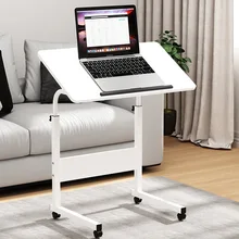 

Lazy Bedside Tables Computer Desk Table Shelves White Stand Riser Computer Desk L Shaped Mesa Plegable Office Furniture OF50CC