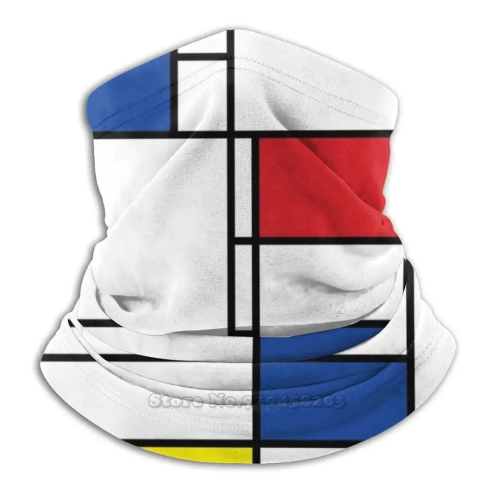 Mondrian минималистский стиль Современное искусство©Фэтфатиновый шарф Шейная лампа