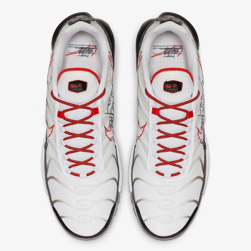 Nike TN Air Max Plus Frequency Pack Оригинальные желтые черные мужские кроссовки удобные спортивные легкие кроссовки# AV7940-700