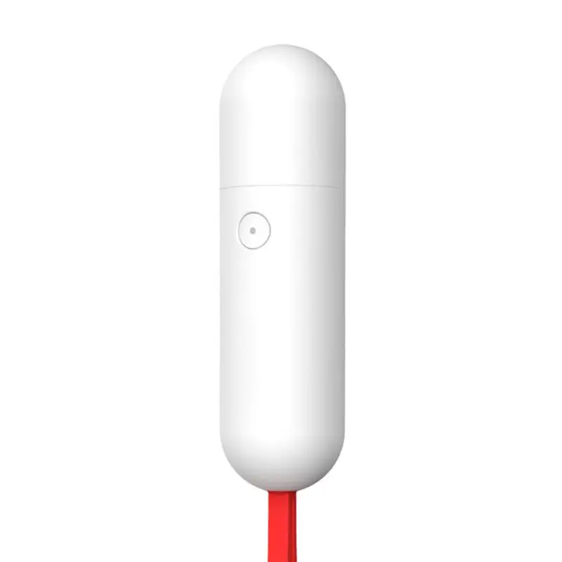 Мини портативный вентилятор USB Перезаряжаемый капсула мультфильм охлаждающий вентилятор с шнурком для путешествий Бизнес офисное использование - Цвет: Белый