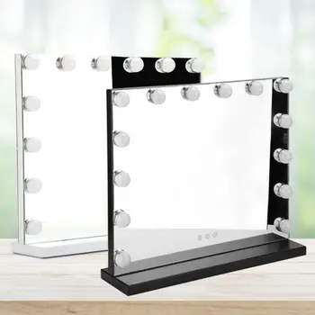 

Mirror Light 14LED Dressing Table Mirror Vanity Lighted Cosmetic Dimmable Bulb 100-240V Make Up Mirror