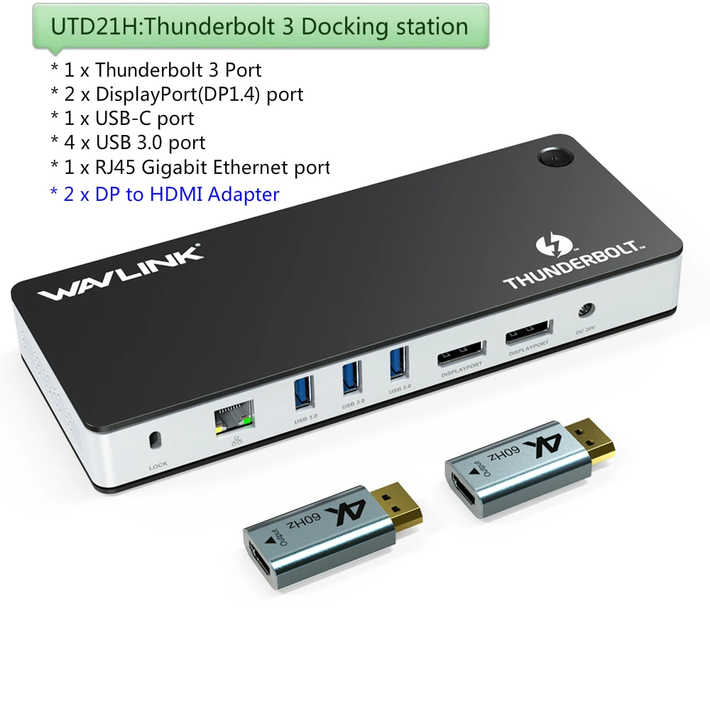Thunderbolt 3 Usb C Docking Station 8k 