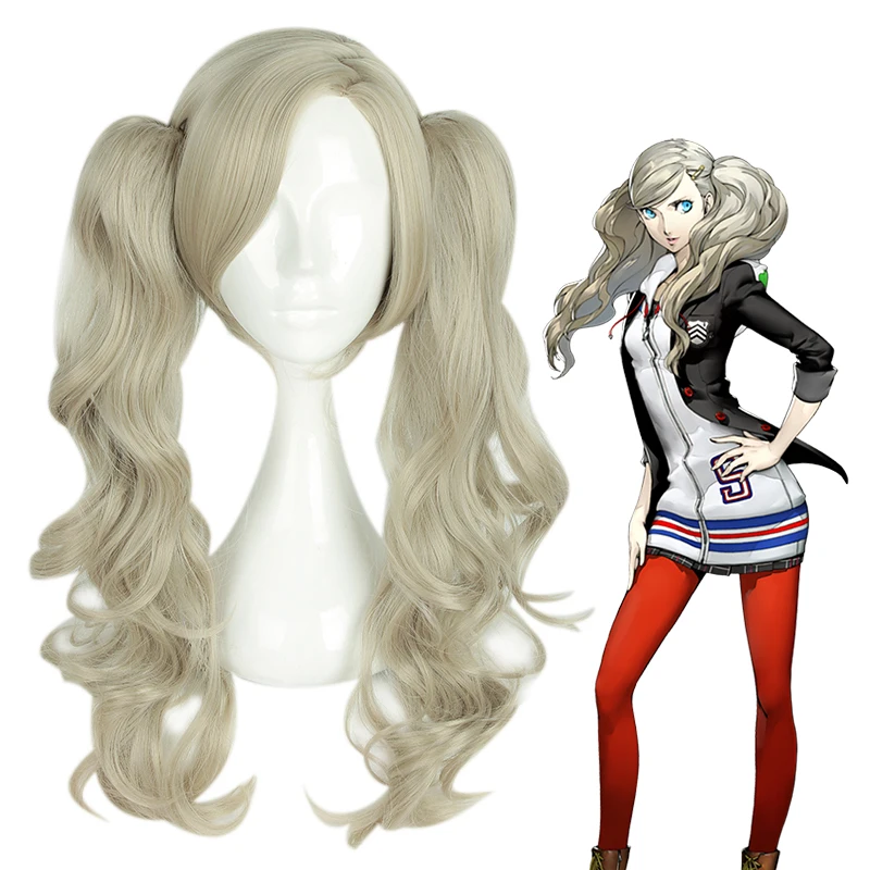 

Game Persona 5 Cosplay Wigs Ann Takamaki Cosplay Wig Heat Resistant Synthetic Wig Hair Halloween Party Anime Women Cosplay Wig