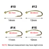 500PCS Gold Color Fishing Hook Nymph Scud Shrimp Pupae Larvae Caddis Fly Tying Fish Hooks #10 #12 #14 #16 Sharp Tip Wholesale ► Photo 2/5