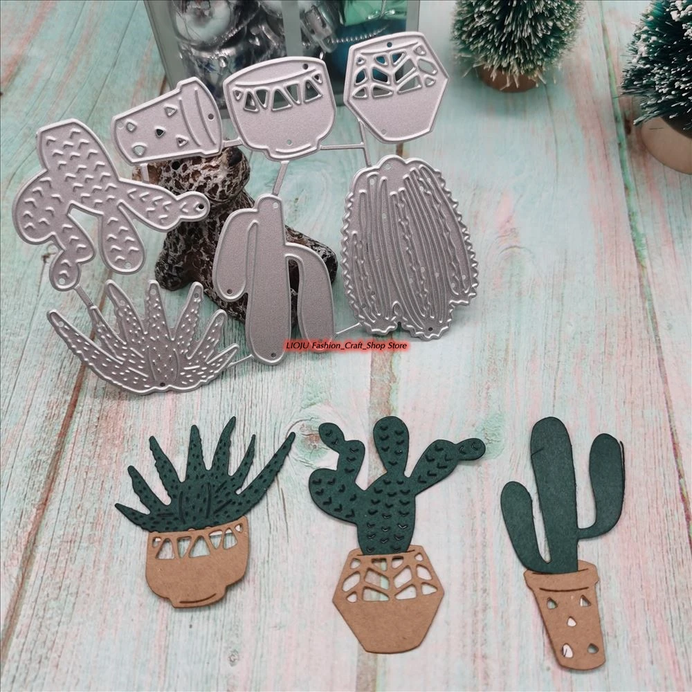 Cactus Dies New 2021 Cutting Dies For Diy Scrapbooking Embossing Cards
