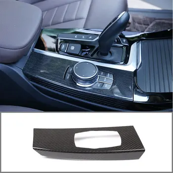 

For Bmw X3 X4 2018-2020 Central Control Multimedia Knob Panel Real Carbon Fiber Car Interior Modification accessories