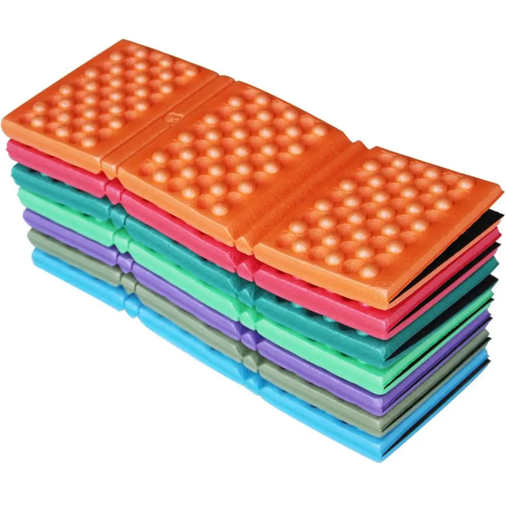 Camping Park Picnic Moisture-Proof Folding Floor Foam Pad Mat Cushion Seat 26 colors waterproof foldable picnic blanket outdoor camping mat quality oxford cloth beach blanket moisture proof mat 3 sizes