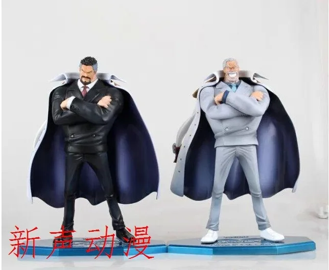

One Piece Navy Will Luffy Grandpa Pop Hero Karp White Black And White with Pattern Boxed Exquisite Garage Kit Model