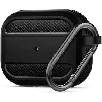 

Carbon Fiber Pattern Earphone Caseprotector for Apple Case Cover for Apple Pros [Visible LED Light]