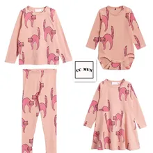 ; детская одежда; хлопковый домашний костюм; Хлопковое платье для девочек; нижнее белье