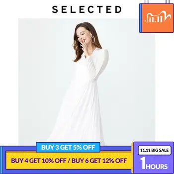 

SELECTED Slim Fit Long-sleeved Pleated Midi Dress S|41932J522