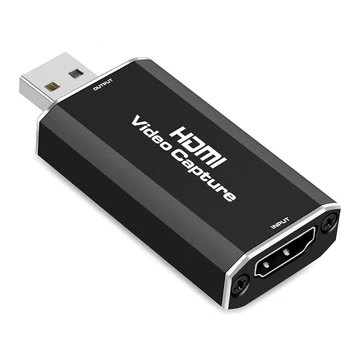 

1080P Video Capture Card USB 2.0 HDMI Game Recording Box for PS4 Game DVD Camcorder Camera Recording Live Streaming