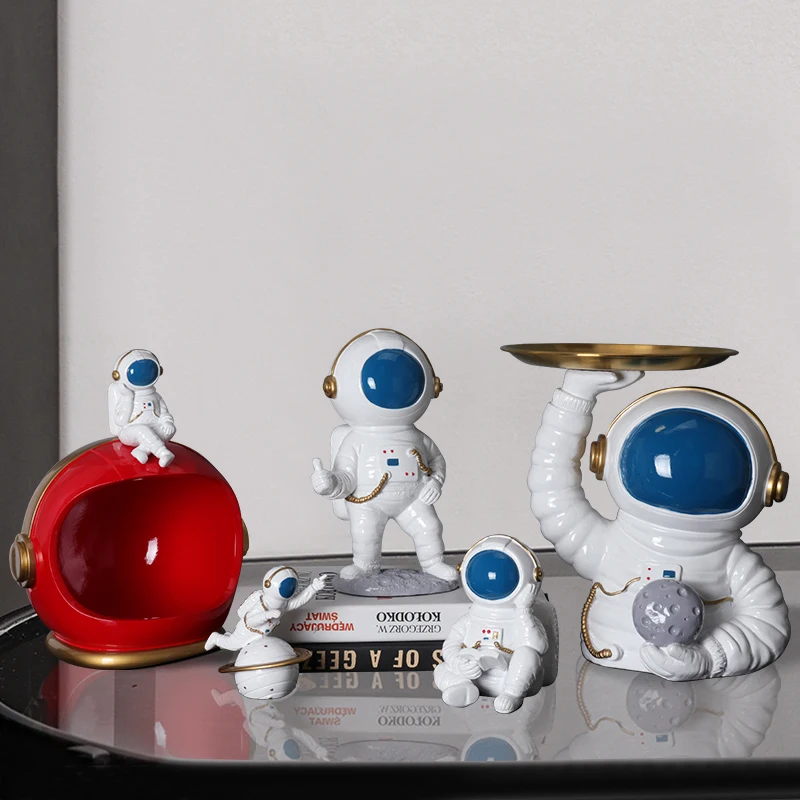 

MGT-Nordic Astronaut Resin Decorations, Keys, Sundries Storage, Home Decorations, Creative Desktop Furnishings, Childlike Gifts