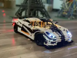 Koenigsegg One DIY Набор светодиодных ламп для совместимых IEGOset MOC-4789 Rebrickabl 23002 technic гоночный автомобиль строительные блоки игрушки подарки