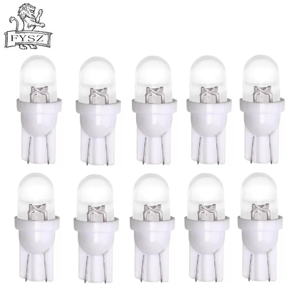 

10Pcs 12V 5W T10 W5W Cold White LED Car Side Wedge Reading Light Bulb Auto Light-emitting Diode Width Turn Signal Lamp Taillight