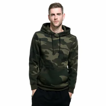 

Men's hat coat autumn winter camouflage sports casual casual chaozhou brand European and American coats
