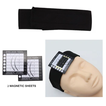 

Eyelash Extension Hanging Magnetic Scarf Headband Eyelashes Makeup Tools Kit Full Professional
