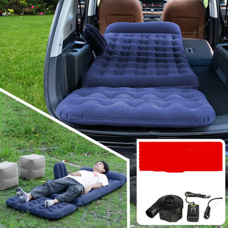 Автомобильный надувной матрас для внедорожника, кровать для путешествий, надувная кровать, складной спальный коврик для заднего ряда, автомобильная кровать CD50 Q04 - Название цвета: H