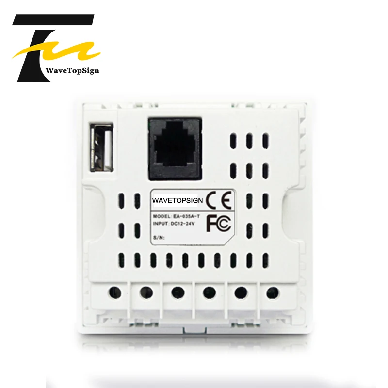 WaveTopSign EA HMI EA-035A-T Outl ine dimension 86×86×40.5mm Mounting hole size 69X69mm