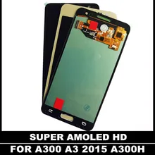 Протестированный AMOLED ЖК-дисплей для samsung Galaxy A3 A300 A3000 ЖК-дисплей сенсорный экран дигитайзер мобильные телефоны ЖК-дисплей s Замена