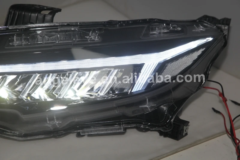 Динамический светодиодный токарный свет для HONDA Civic 10 gernareation- светодиодные фары LD