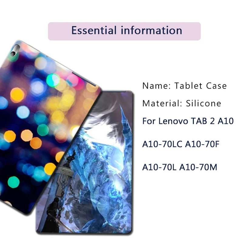 Чехол для планшета lenovo Tab 4 10 10 Plus Tb X304 X304F X304N TB-x704l TB-7304 TB-7304 Tab 2 A10-70L Чехлы для A10-70F