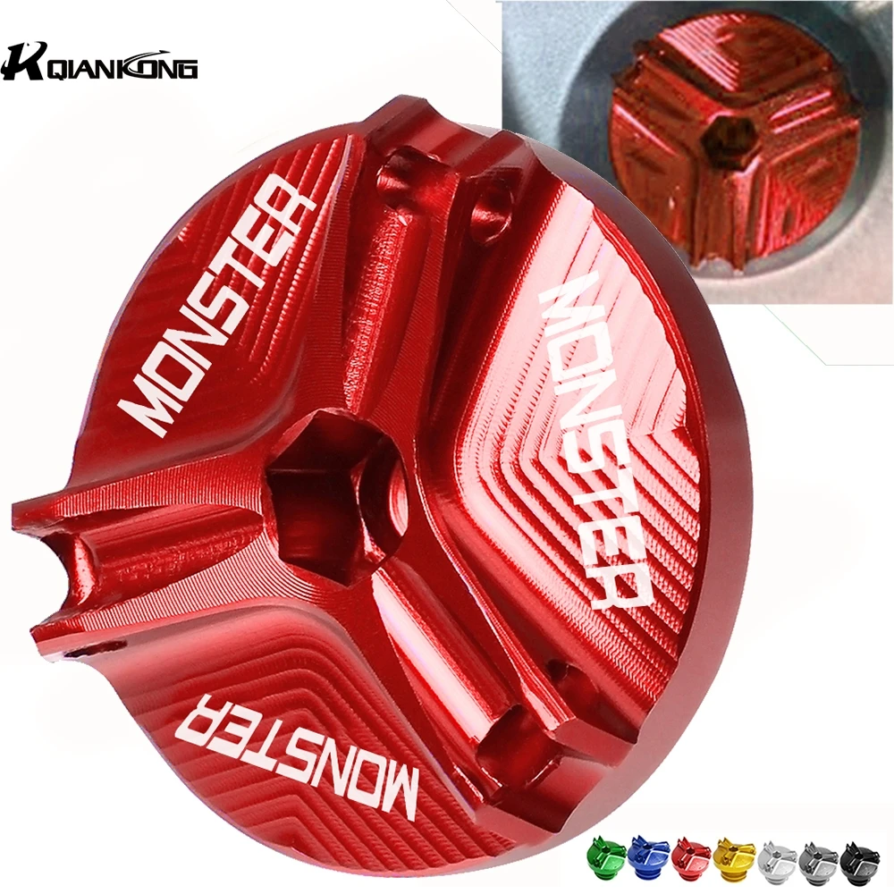 Алюминиевый винт для крышки мотоциклетного масляного фильтра DUCATI Monster 696 796 1200 / S