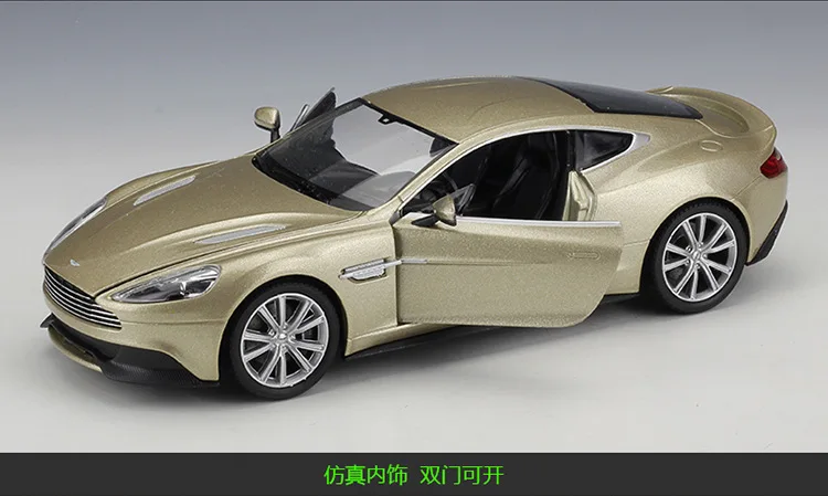 Welly 1:24 Aston Martin VANQUISH модель автомобиля из сплава Diecasts& игрушечные транспортные средства коллекционные подарки не-пульт дистанционного управления Тип транспортная игрушка