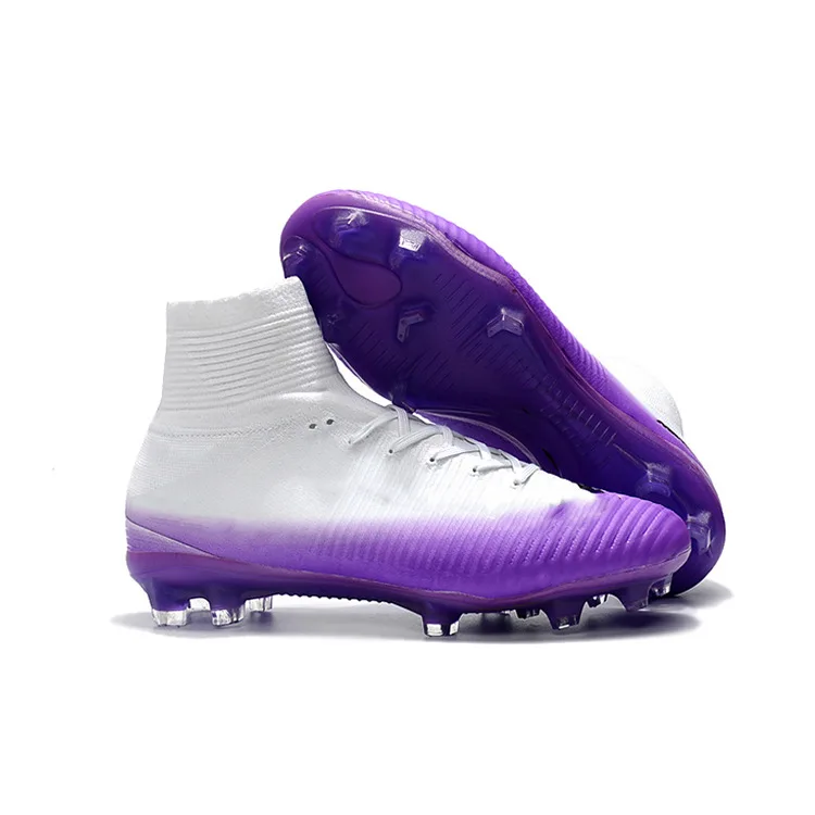 kids purple cleats