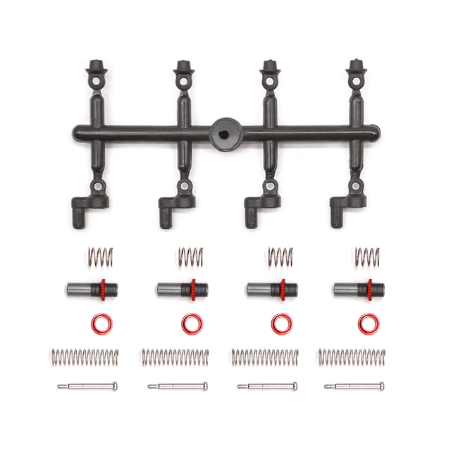 4Pcs Orlandoo Hunter RC Model Climbing Car Metal Twisted Teeth Shock Absorber P02 Universal 1:35 ME5-230