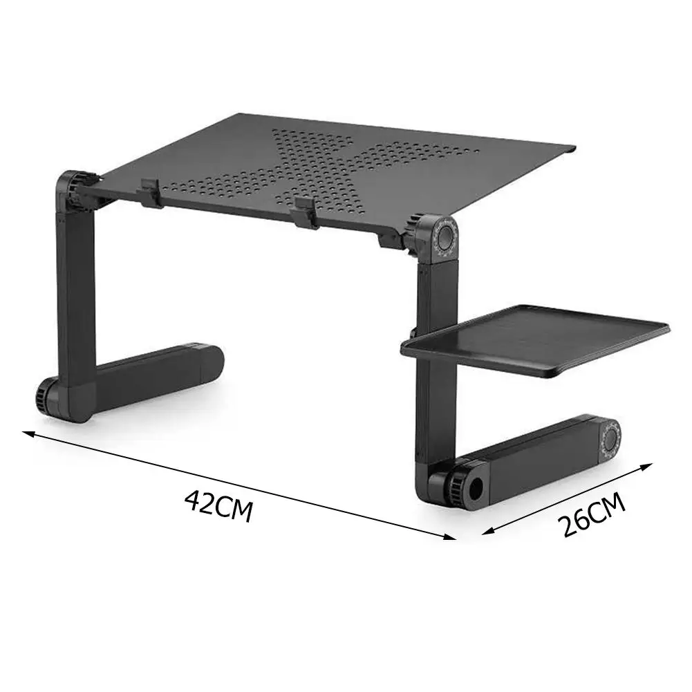 Portable Mobile Laptop Standing Desk For Bed Sofa Laptop Folding Table Notebook Desk With Mouse Pad & Cooling Fan For Office Portable Mobile Laptop Standing Desk For Bed Sofa Laptop Folding Table Notebook Desk With Mouse Pad & Cooling Fan For Office
