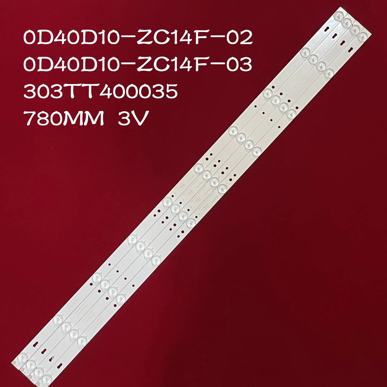 Светодиодный подсветка полосы для TCL L40F3302B 0D40D10-ZC14F-02 03 035-400-3528-D 303TT400036 OD40D10-ZC14F-02 |