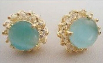 822 +++Beautiful A Pair of Blue Opal Earring | Украшения и аксессуары