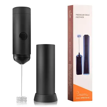 

Kitchen Gadgets Egg Tools Stainless Steel Portable Coffee Milk Frother Electric Egg Beaters Handle Mixer Cooking Tools