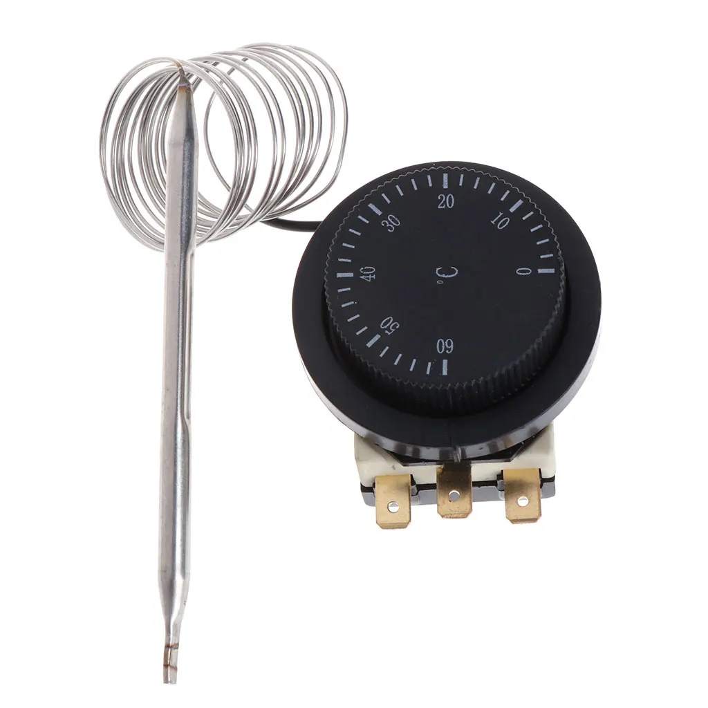 

250V/380V 16A 0-60℃ Temperature Control Switch Capillary Thermostat Controlled Drop Ship Support