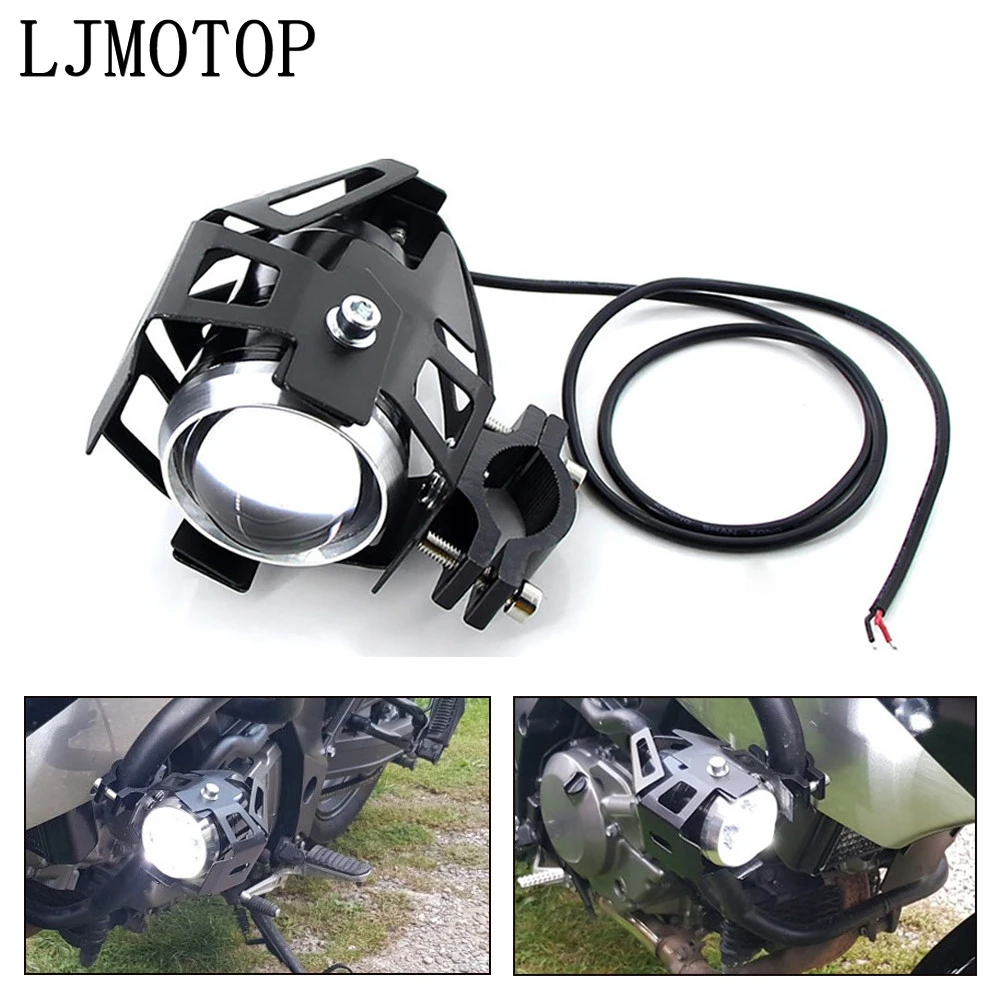 

motorcycle headlights auxiliary lamp U5 led spotlight 12V DRL For Ducati S4/S4R Honda CB190R VT1100 GROM MSX125 forza 300