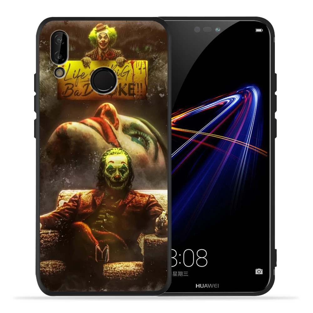 Чехол для телефона с джокером клоуном плохим человеком для Fundas huawei P20 Lite P20 Pro P30 Lite Pro P8Lite P9Lite P Smart P10 Lite Etui Capa