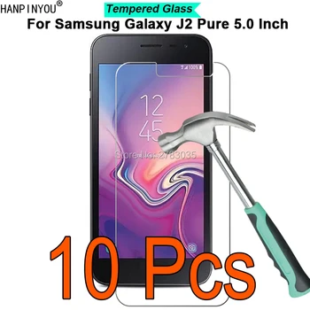 Перейти на Алиэкспресс и купить 10 шт./лот для Samsung Galaxy J2 Pure 5,0 дюйм9 H твердость 2.5D ультра-тонкая закаленная Защитная стеклянная пленка для экрана