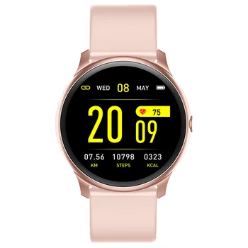 

Kingwear KW19 Smart Watch Display Screen Wristwatch BT4.0 Pedometer Multiple Sports Modes Smart Bracelet for iOS/Android