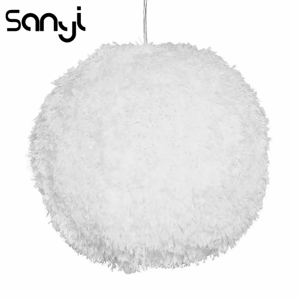 Feather Pendant Light Modern Droplight Hanging Dome Lamp for Bedroom/Living Room 4 Types Ceiling | Лампы и освещение