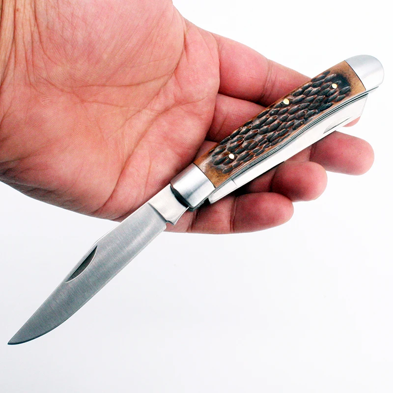 [WATCHMAN DP006] Слип-шарнир мульти-лезвие карманный нож современные складные ножи папка из костного материала Коллекция