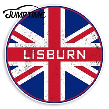 

Jump Time Lisburn Ireland Vinyl Stickers - UK Flag Sticker LuggageWaterproof Car Decal Trunk Car Accessories