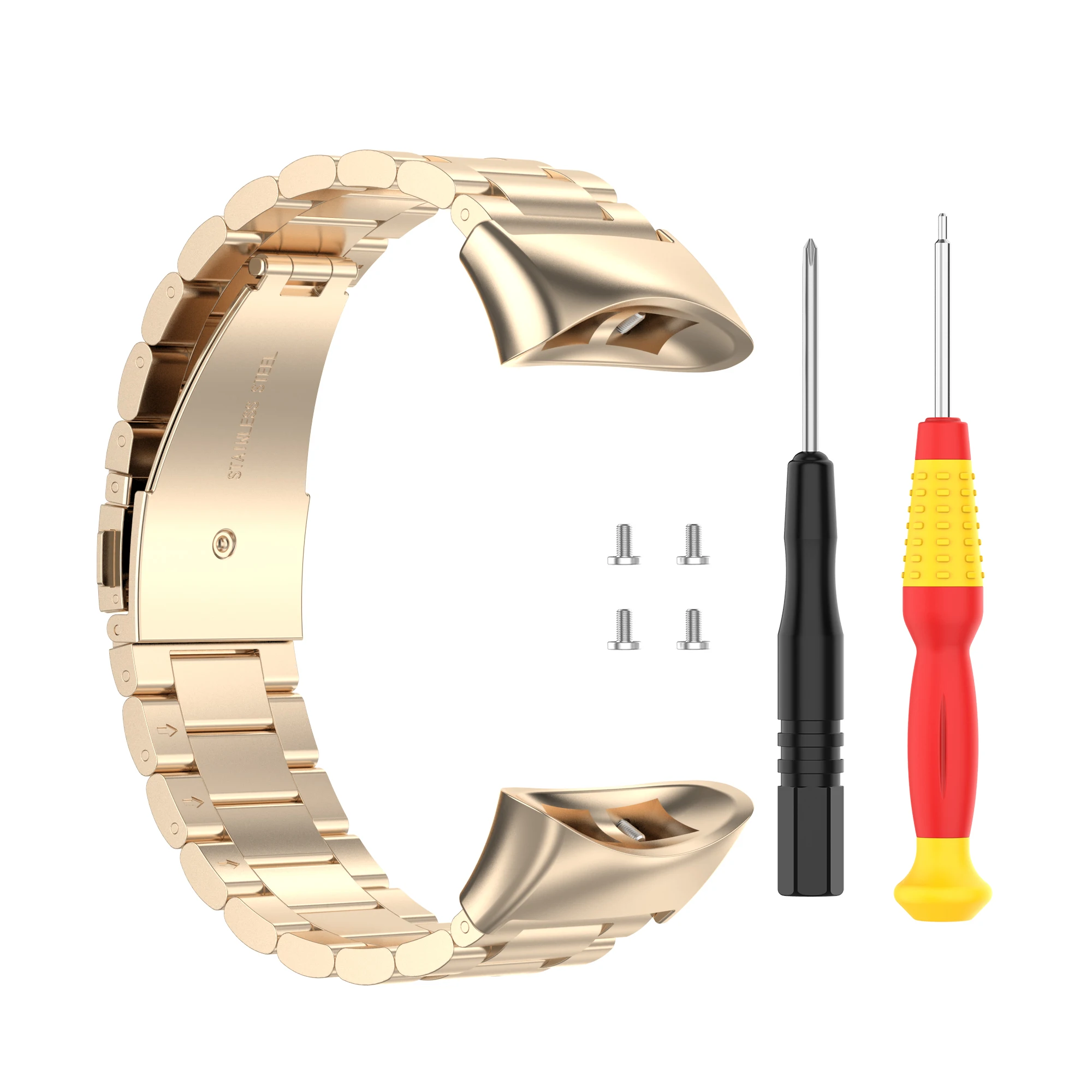 FIFATA Metal Watch Band For Garmin Forerunner 45 / 45s Bracelet Replacement Wrist Strap For Garmin Swim 2 Stainless Steel Correa 