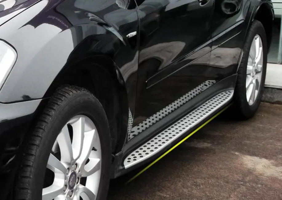 

High quality Aluminum alloy Running Boards Side Step Bar Pedals Fits For Benz ML300 ML350 ML400 AMG 2007 2008 2009 2010 2011
