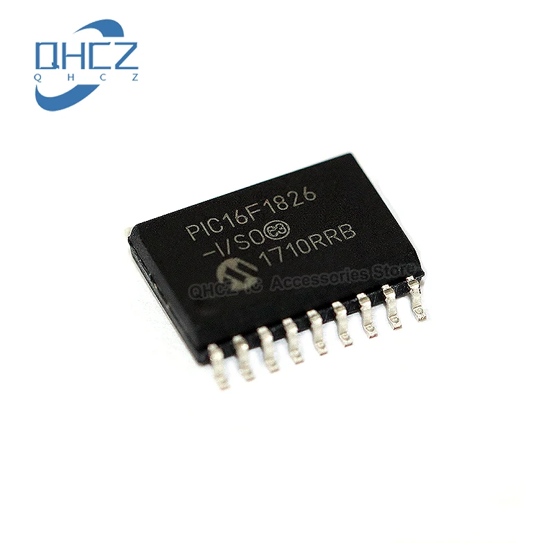 

10pcs PIC16F1826-I/SO PIC16F1826 16F1826 SOIC-18 New and Original Integrated circuit IC chip Microcontroller Chip MCU In Stock